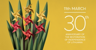  30th anniversary of the Restoration of Independence of Lithuania 